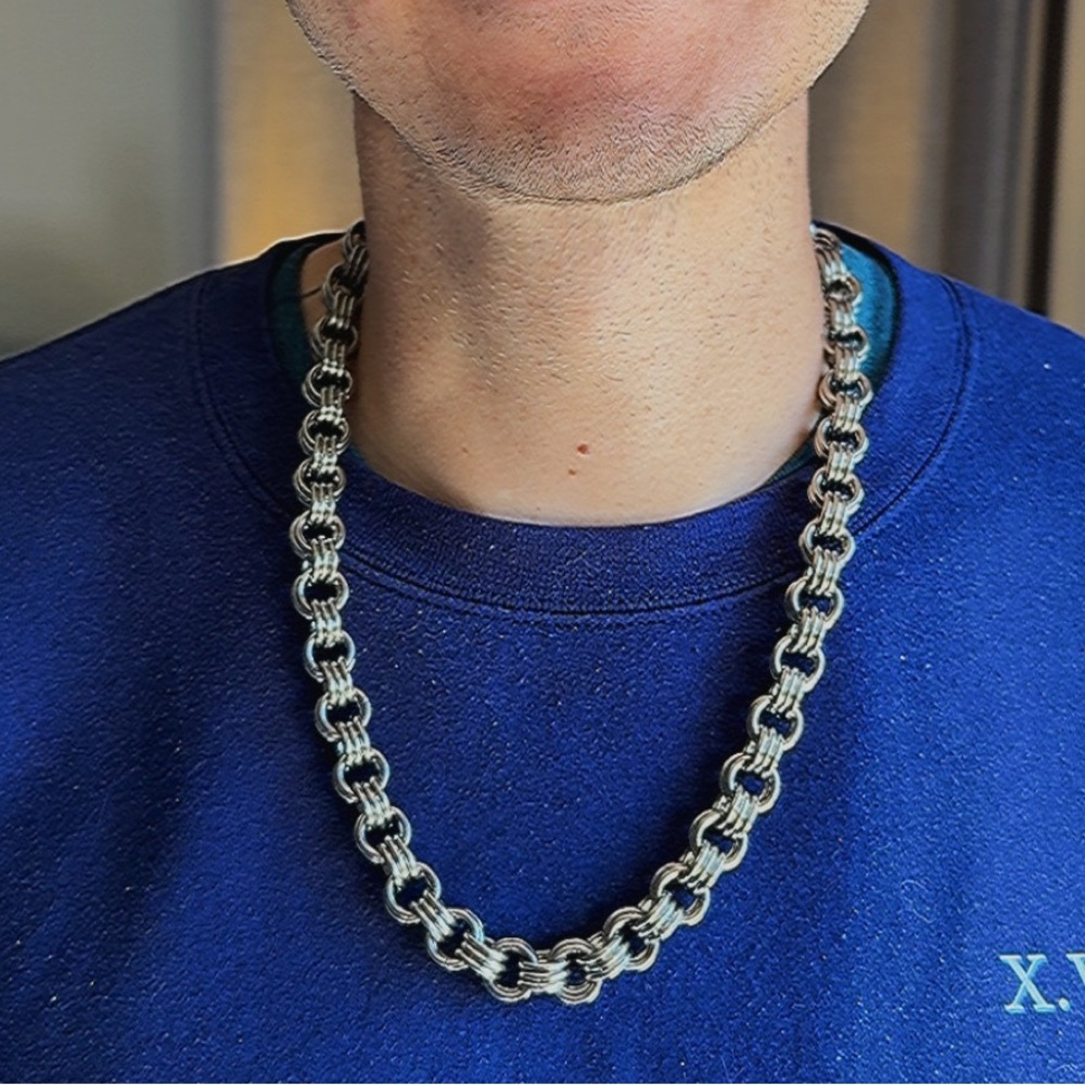 Chunky Stainless Steel Bold Rope Chain Jewelry - Picture 4 of 12